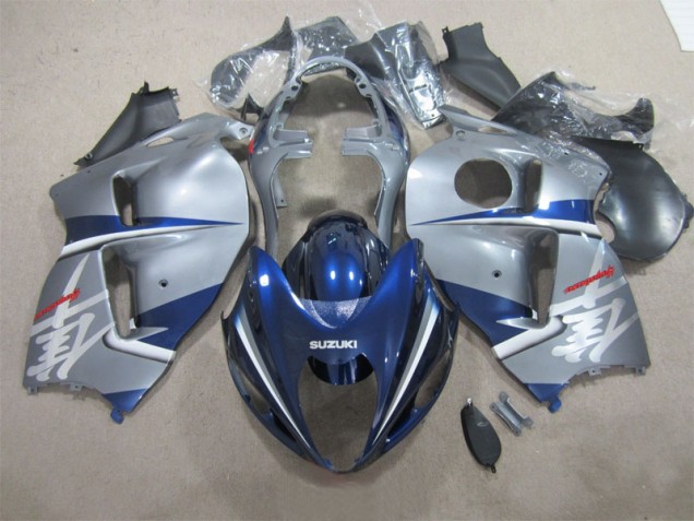 Argent Bleu Carénage Suzuki GSXR 1300 Hayabusa 96-07 Argent Bleu Carénage Suzuki GSXR 1300 Hayabusa 96-07