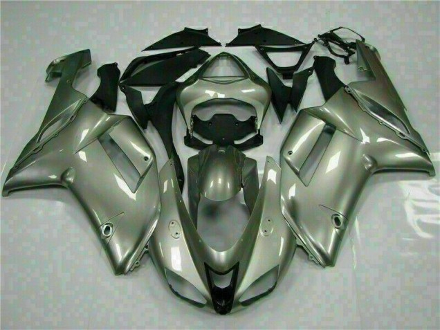 Argent Carénage Kawasaki ZX6R 07-08 Argent Carénage Kawasaki ZX6R 07-08
