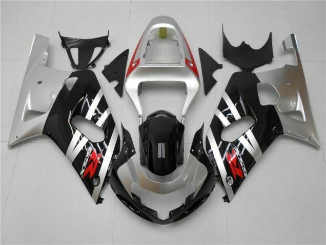 Argent Carénage Suzuki GSXR 600 / 750 K1 K2 K3 01-03 Argent Carénage Suzuki GSXR 600 / 750 K1 K2 K3 01-03