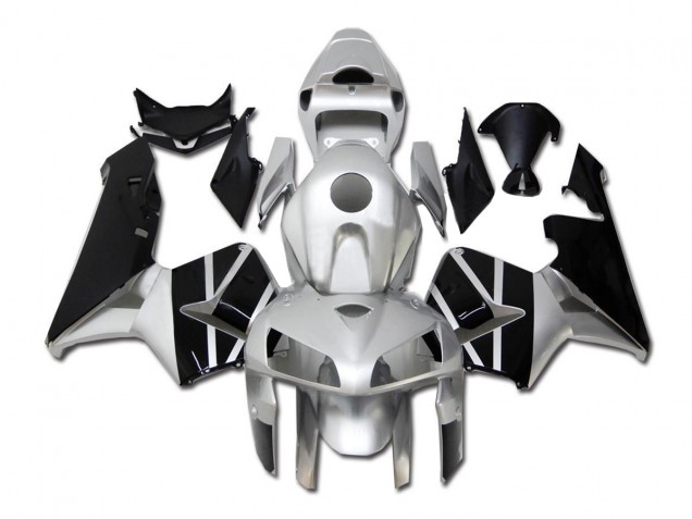 Argent Noir Carénage Honda CBR 600 RR 05-06 Argent Noir Carénage Honda CBR 600 RR 05-06