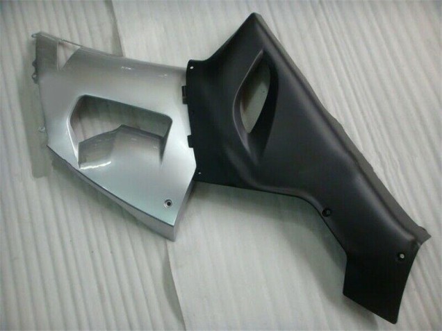 Argent Noir Carénage Kawasaki ZX6R 05-06 Argent Noir Carénage Kawasaki ZX6R 05-06