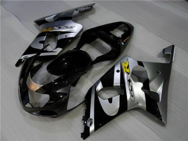 Argent Noir Carénage Suzuki GSXR 1000 K1 00-02 Argent Noir Carénage Suzuki GSXR 1000 K1 00-02