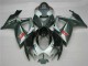 Argent Noir Carénage Suzuki GSXR 600 / 750 K6 06-07 Argent Noir Carénage Suzuki GSXR 600 / 750 K6 06-07