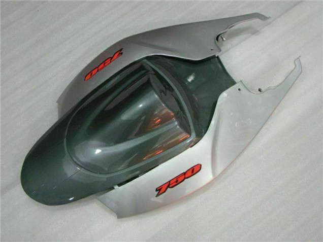 Argent Noir Carénage Suzuki GSXR 600 / 750 K6 06-07 Argent Noir Carénage Suzuki GSXR 600 / 750 K6 06-07