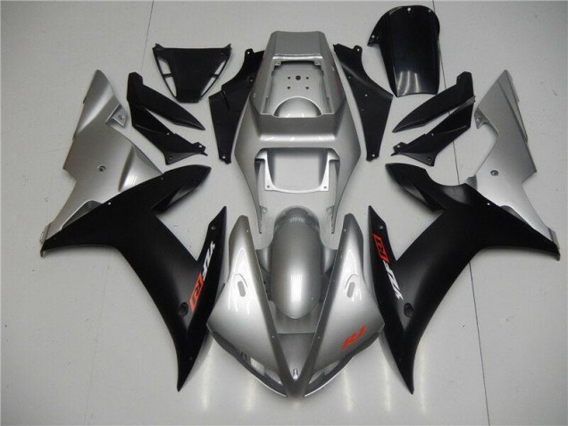 Argent Noir Carénage Yamaha R1 02-03 Argent Noir Carénage Yamaha R1 02-03