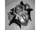 Argent Noir Carénage Yamaha R1 02-03 Argent Noir Carénage Yamaha R1 02-03