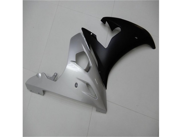 Argent Noir Carénage Yamaha R6 03-05 Argent Noir Carénage Yamaha R6 03-05