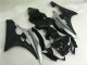 Argent Noir Carénage Yamaha R6 06-07 Argent Noir Carénage Yamaha R6 06-07