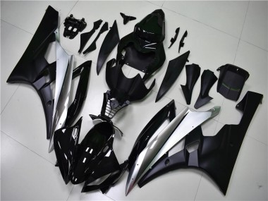 Argent Noir Kit Carénages Complet Yamaha R6 06-07