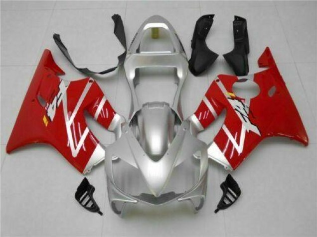 Argent Rouge Carénage Honda CBR 600 F4i 01-03 Argent Rouge Carénage Honda CBR 600 F4i 01-03