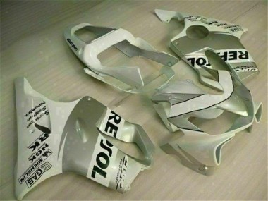 Blanc Argent Carénage Honda CBR 600 F4i 01-03