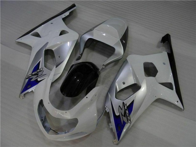 Blanc Argent Carénage Suzuki GSXR 600 / 750 K1 K2 K3 01-03 Blanc Argent Carénage Suzuki GSXR 600 / 750 K1 K2 K3 01-03
