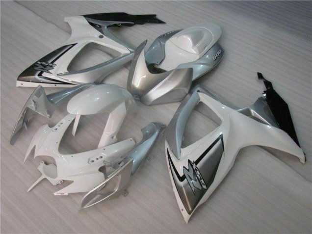 Blanc Argent Carénages Suzuki GSXR 600 / 750 K6 06-07 Blanc Argent Carénages Suzuki GSXR 600 / 750 K6 06-07