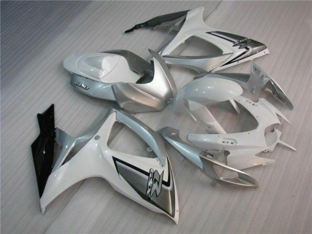 Blanc Argent Carénages Suzuki GSXR 600 / 750 K6 06-07 Blanc Argent Carénages Suzuki GSXR 600 / 750 K6 06-07