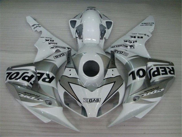 Blanc Argent Noir Repsol Carénage Honda CBR 1000 RR 04-05 Blanc Argent Noir Repsol Carénage Honda CBR 1000 RR 04-05
