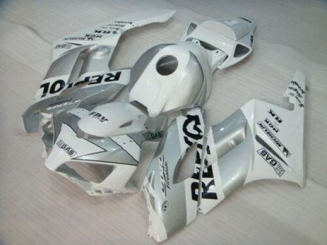 Blanc Argent Noir Repsol Carénages Honda CBR 1000 RR 04-05 Blanc Argent Noir Repsol Carénages Honda CBR 1000 RR 04-05