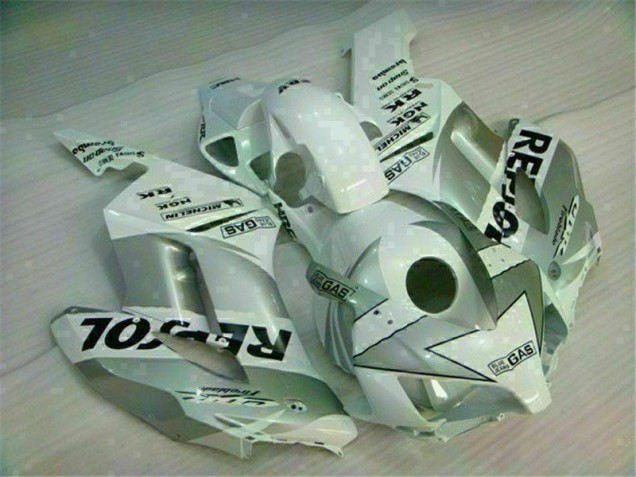Blanc Argent Repsol Carénage Honda CBR 1000 RR 04-05 Blanc Argent Repsol Carénage Honda CBR 1000 RR 04-05