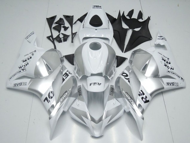 Blanc Argent Repsol Carénage Honda CBR 600 RR 09-12 Blanc Argent Repsol Carénage Honda CBR 600 RR 09-12