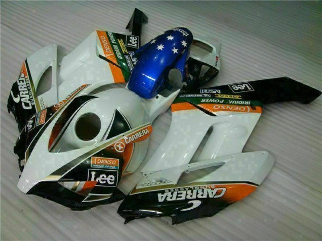 Blanc Bleu Carénage Honda CBR 1000 RR 04-05 Blanc Bleu Carénage Honda CBR 1000 RR 04-05