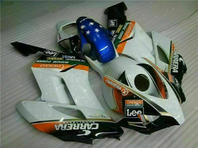 Blanc Bleu Carénage Honda CBR 1000 RR 04-05 Blanc Bleu Carénage Honda CBR 1000 RR 04-05