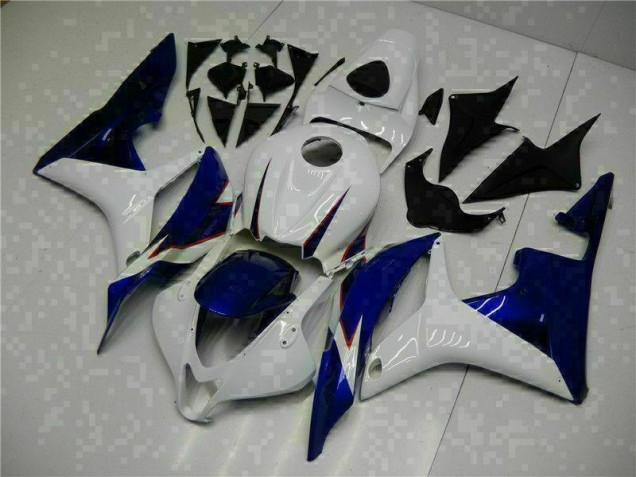 Blanc Bleu Carénage Honda CBR 600 RR 07-08