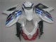 Blanc Bleu Carénage Suzuki GSXR 1000 K9 09-16 Blanc Bleu Carénage Suzuki GSXR 1000 K9 09-16