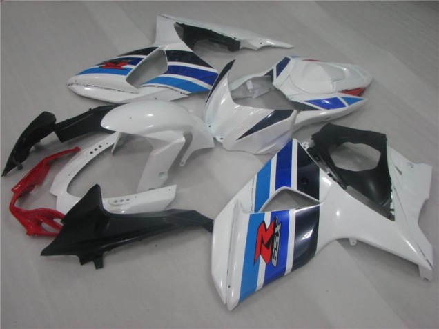 Blanc Bleu Carénage Suzuki GSXR 1000 K9 09-16 Blanc Bleu Carénage Suzuki GSXR 1000 K9 09-16
