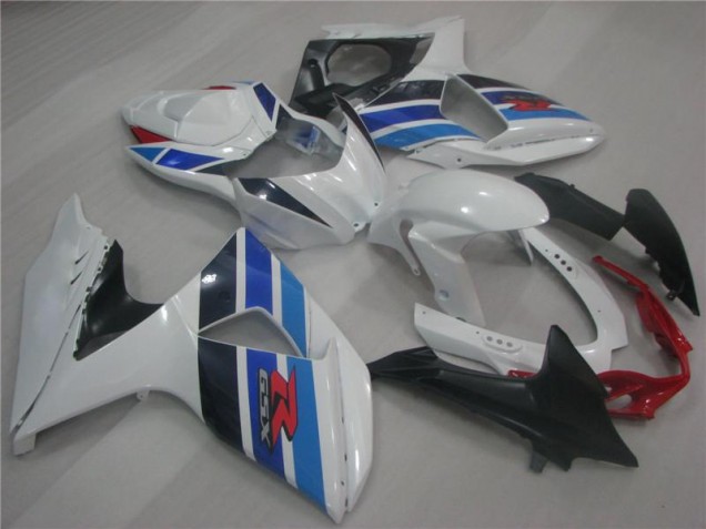 Blanc Bleu Carénage Suzuki GSXR 1000 K9 09-16 Blanc Bleu Carénage Suzuki GSXR 1000 K9 09-16
