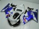 Blanc Bleu Carénage Suzuki GSXR 600 / 750 K1 K2 K3 01-03 Blanc Bleu Carénage Suzuki GSXR 600 / 750 K1 K2 K3 01-03