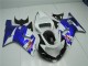Blanc Bleu Carénage Suzuki GSXR 600 / 750 K1 K2 K3 01-03 Blanc Bleu Carénage Suzuki GSXR 600 / 750 K1 K2 K3 01-03