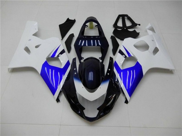 Blanc Bleu Carénage Suzuki GSXR 600 / 750 K4 04-05 Blanc Bleu Carénage Suzuki GSXR 600 / 750 K4 04-05