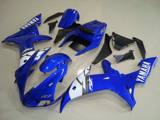 Blanc Bleu Carénage Yamaha R1 02-03 Blanc Bleu Carénage Yamaha R1 02-03