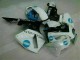 Blanc Bleu Carénages Honda CBR 600 RR 05-06 Blanc Bleu Carénages Honda CBR 600 RR 05-06