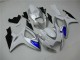 Blanc Bleu Carénages Suzuki GSXR 600 / 750 K6 06-07 Blanc Bleu Carénages Suzuki GSXR 600 / 750 K6 06-07
