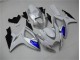 Blanc Bleu Carénages Suzuki GSXR 600 / 750 K6 06-07 Blanc Bleu Carénages Suzuki GSXR 600 / 750 K6 06-07
