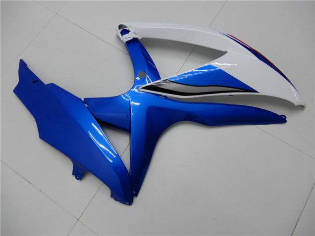 Blanc Bleu Carénages Suzuki GSXR 600 / 750 K8 08-10 Blanc Bleu Carénages Suzuki GSXR 600 / 750 K8 08-10