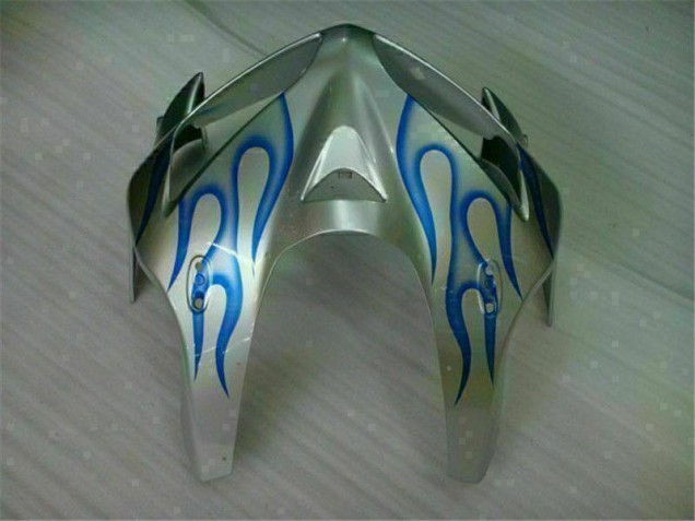 Blanc Bleu Flamme Carénage Honda CBR 600 RR 05-06 Blanc Bleu Flamme Carénage Honda CBR 600 RR 05-06