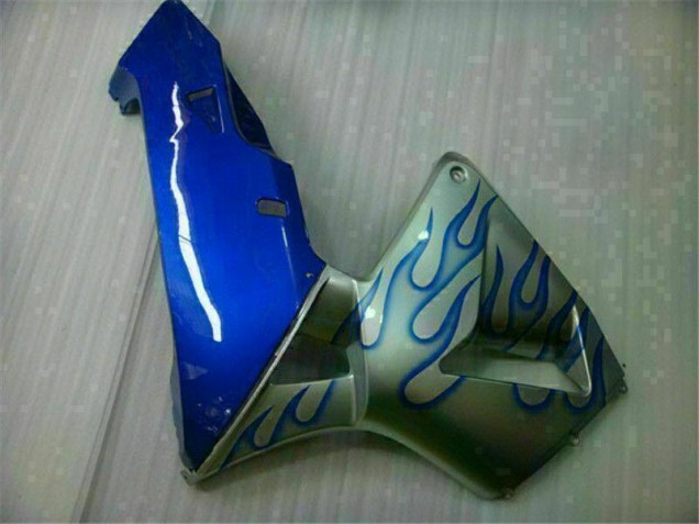 Blanc Bleu Flamme Carénage Honda CBR 600 RR 05-06 Blanc Bleu Flamme Carénage Honda CBR 600 RR 05-06