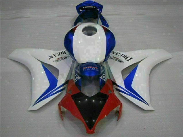 Blanc Bleu Kit Carénages Complet Honda CBR 1000 RR 08-11
