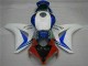Blanc Bleu Kit Carénages Complet Honda CBR 1000 RR 08-11
