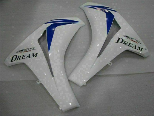 Blanc Bleu Kit Carénages Complet Honda CBR 1000 RR 08-11