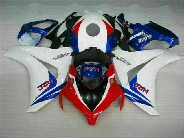 Blanc Bleu Kit Carénages Honda CBR 1000 RR 08-11 Blanc Bleu Kit Carénages Honda CBR 1000 RR 08-11