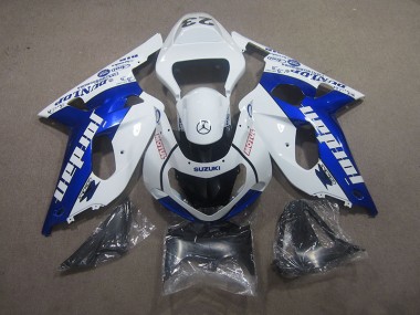 Blanc Bleu Motul Carénage Suzuki GSXR 750 K1 K2 K3 01-03
