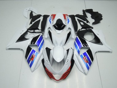 Blanc Bleu Noir Carénage Suzuki GSXR 1000 K9 09-16