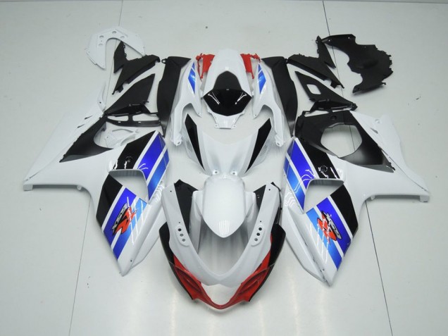 Blanc Bleu Noir Carénage Suzuki GSXR 1000 K9 09-16