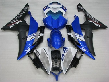 Blanc Bleu Noir Carénage Yamaha R6 08-16