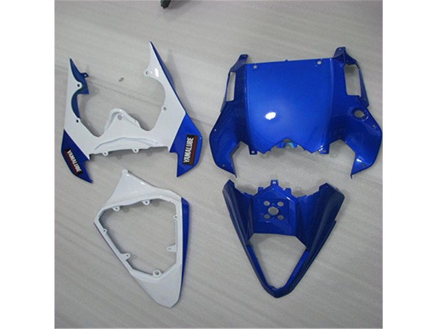 Blanc Bleu Noir Carénage Yamaha R6 08-16 Blanc Bleu Noir Carénage Yamaha R6 08-16
