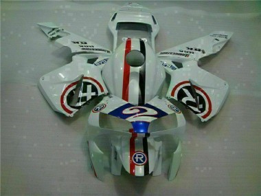Blanc Bleu R 2 Carénage Honda CBR 600 RR 03-04