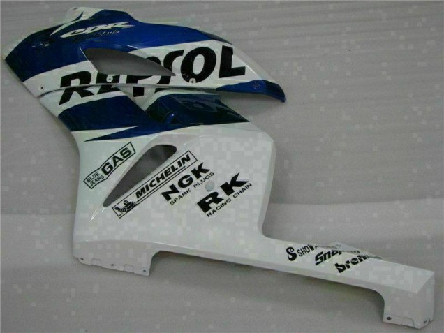 Blanc Bleu Repsol Carénage Honda CBR 1000 RR 04-05