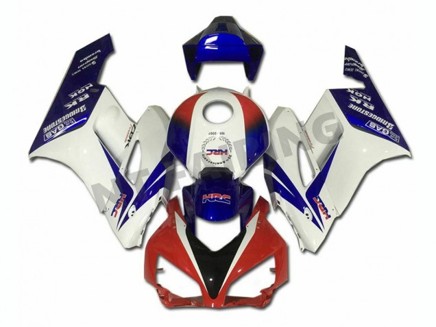 Blanc Bleu Rouge Carénage Honda CBR 1000 RR 04-05